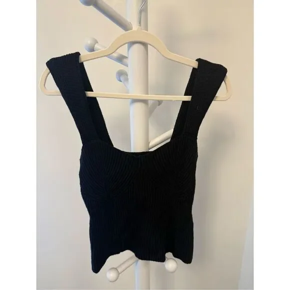Staud Ribbed Knit Tank - Picture 1 of 3